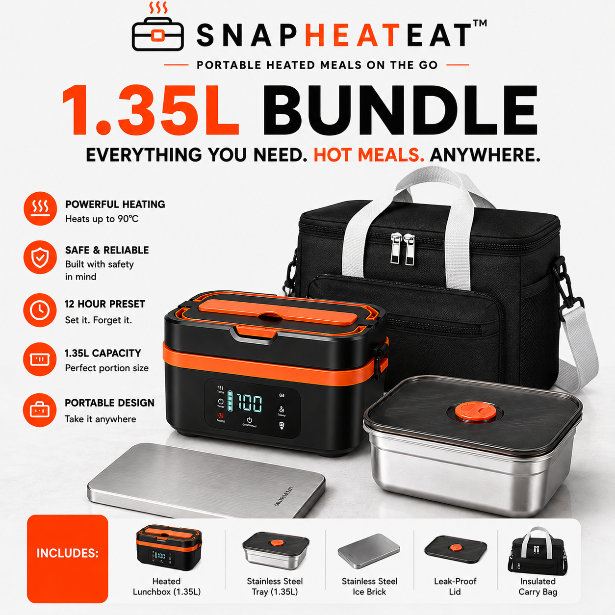 SnapHeatEat™ 1.35L Bundles