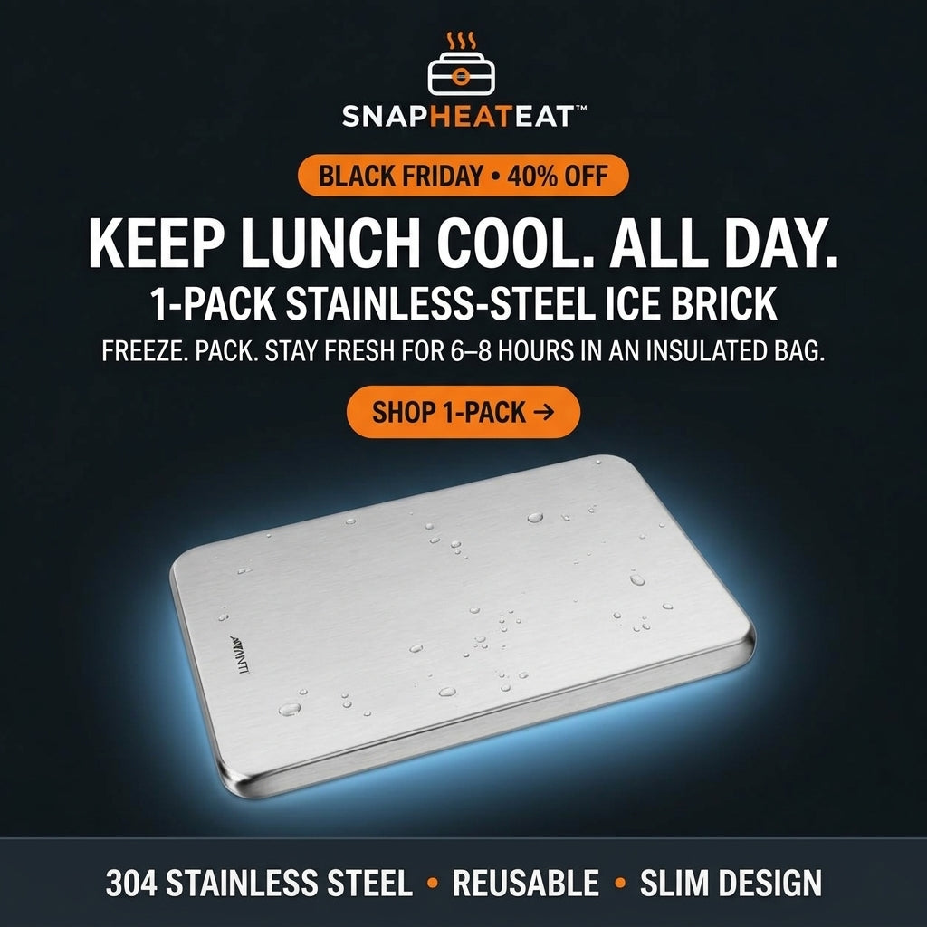SnapHeatEat™ Original Tray, Bag & Ice Brick Summer Bundle