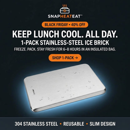 SnapHeatEat™ Original Tray, Bag & Ice Brick Summer Bundle