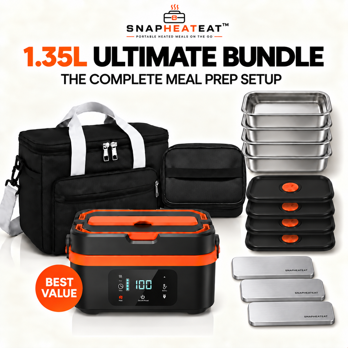 SnapHeatEat™ 1.35L Ultimate Bundle