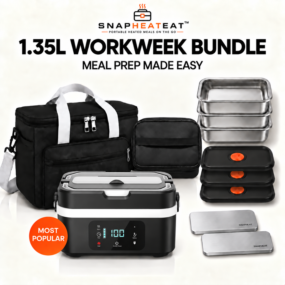 SnapHeatEat™ 1.35L Workweek Bundle