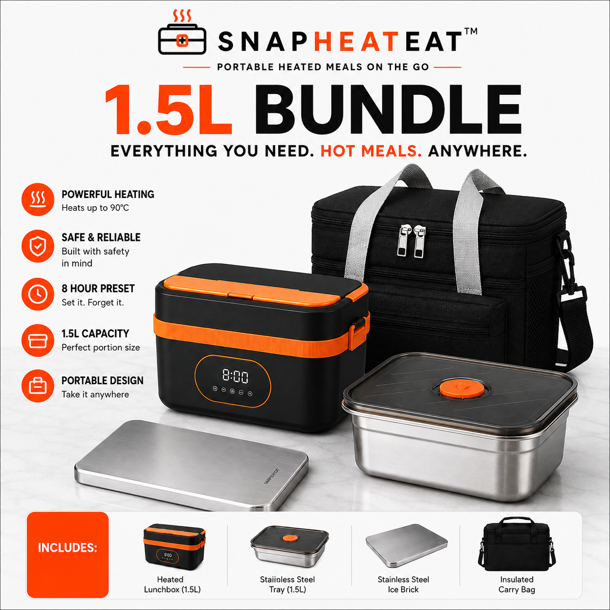 SnapHeatEat™ 1.5L Bundles
