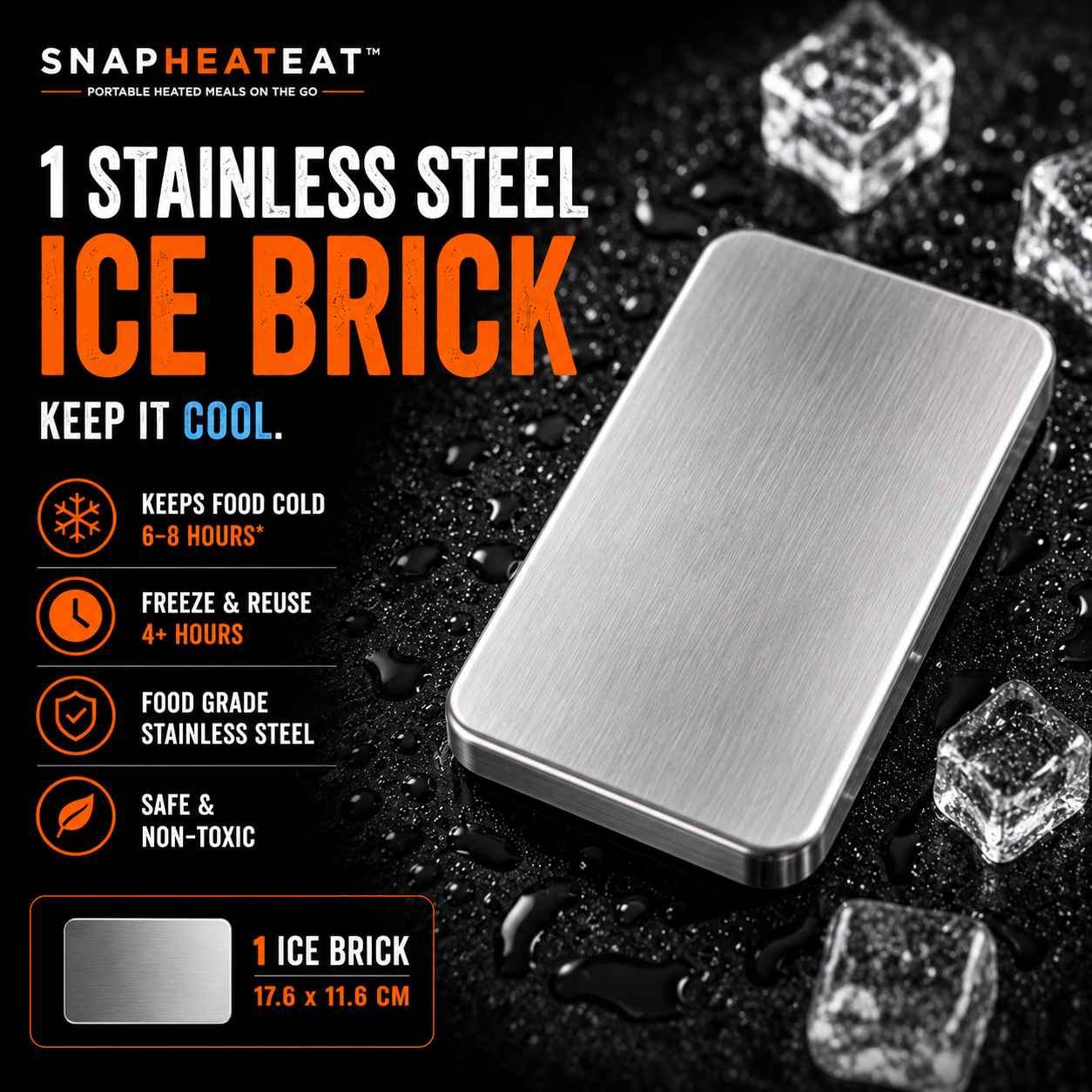 Stainless Steel Ice Bricks