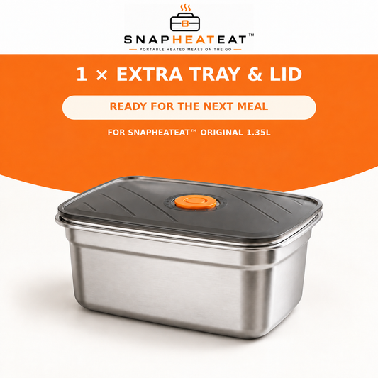 SnapHeatEat™ 1.35L Tray Insert & Lid