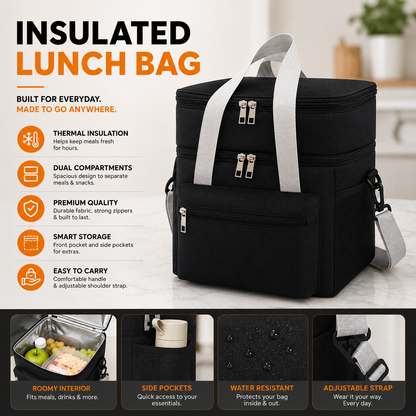 Insulated Lunch Bag - Made for Everyday Life