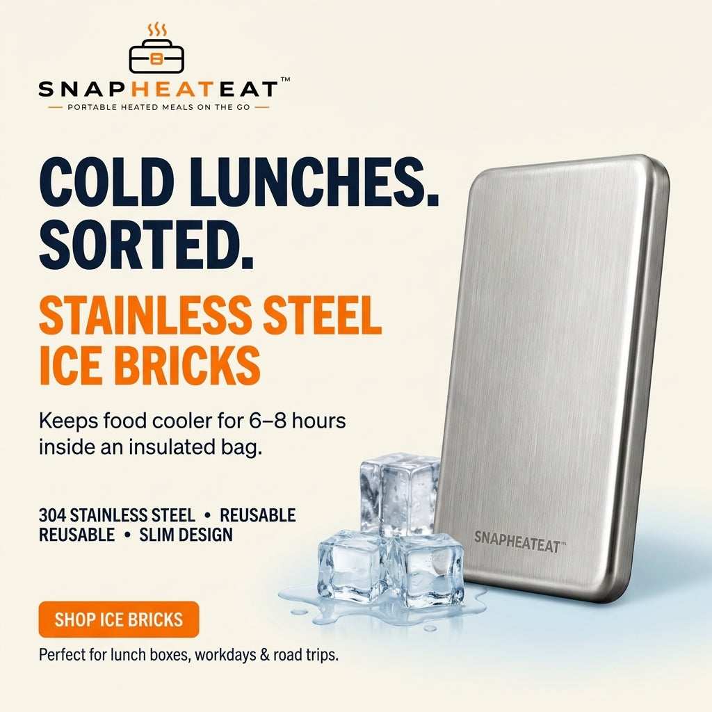 SnapHeatEat™ Original Tray, Bag & Ice Brick Summer Bundle