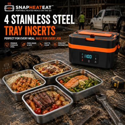 SnapHeatEat™ Tray Insert & Lid