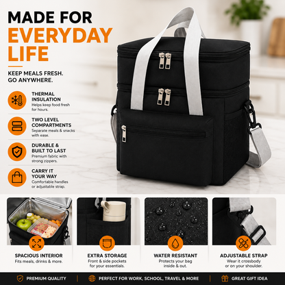Insulated Lunch Bag - Built for Everyday