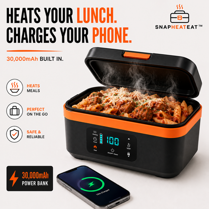 SnapHeatEat™ Electric Lunch Box