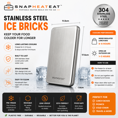 Stainless Steel Ice Bricks