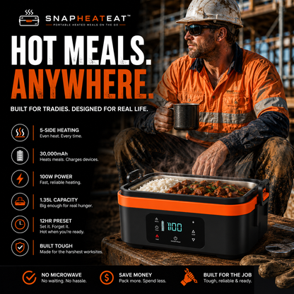 SnapHeatEat™ Original 1.35L Electric Lunch Box