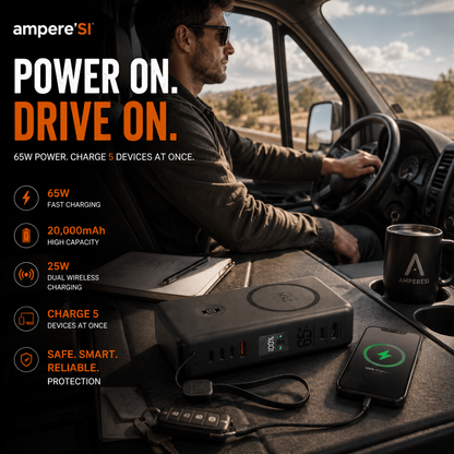 ampere'SI NxG 8™ — 20,000mAh 65W Portable Powerbank