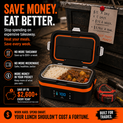 SnapHeatEat™ Original 1.35L Electric Lunch Box